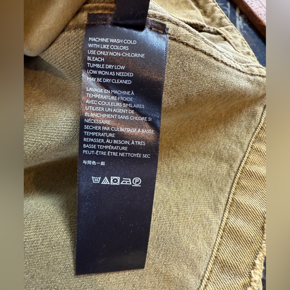Free People Denim Seamed and Structured Military Jacket in Olive Green, Small - Picture 9 of 9